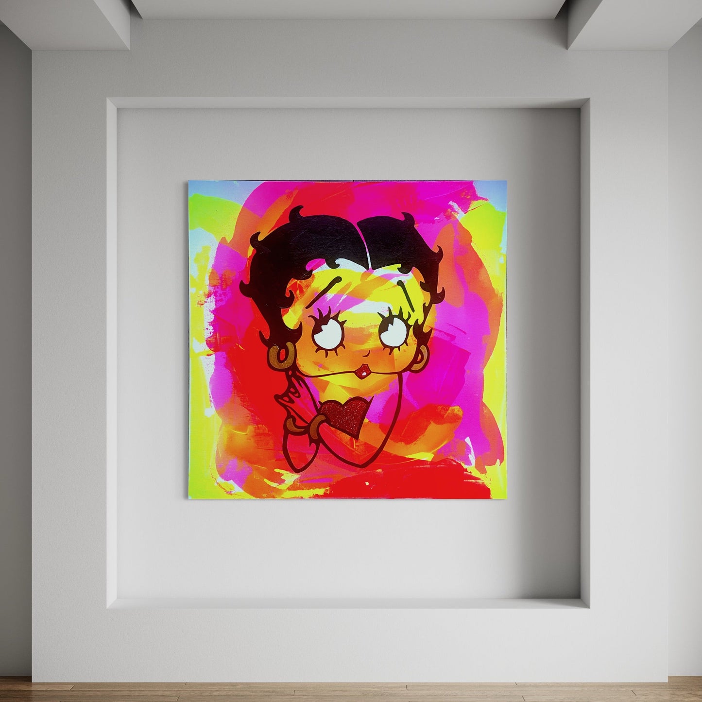 'Betty Boop Whoop' 50 x 50 cm