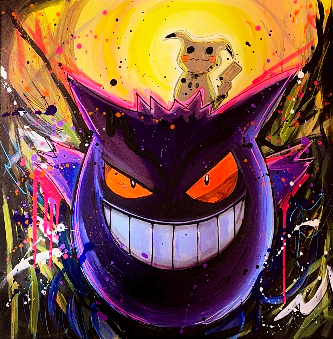 Gengar Mimikyu Tagteam 70x70