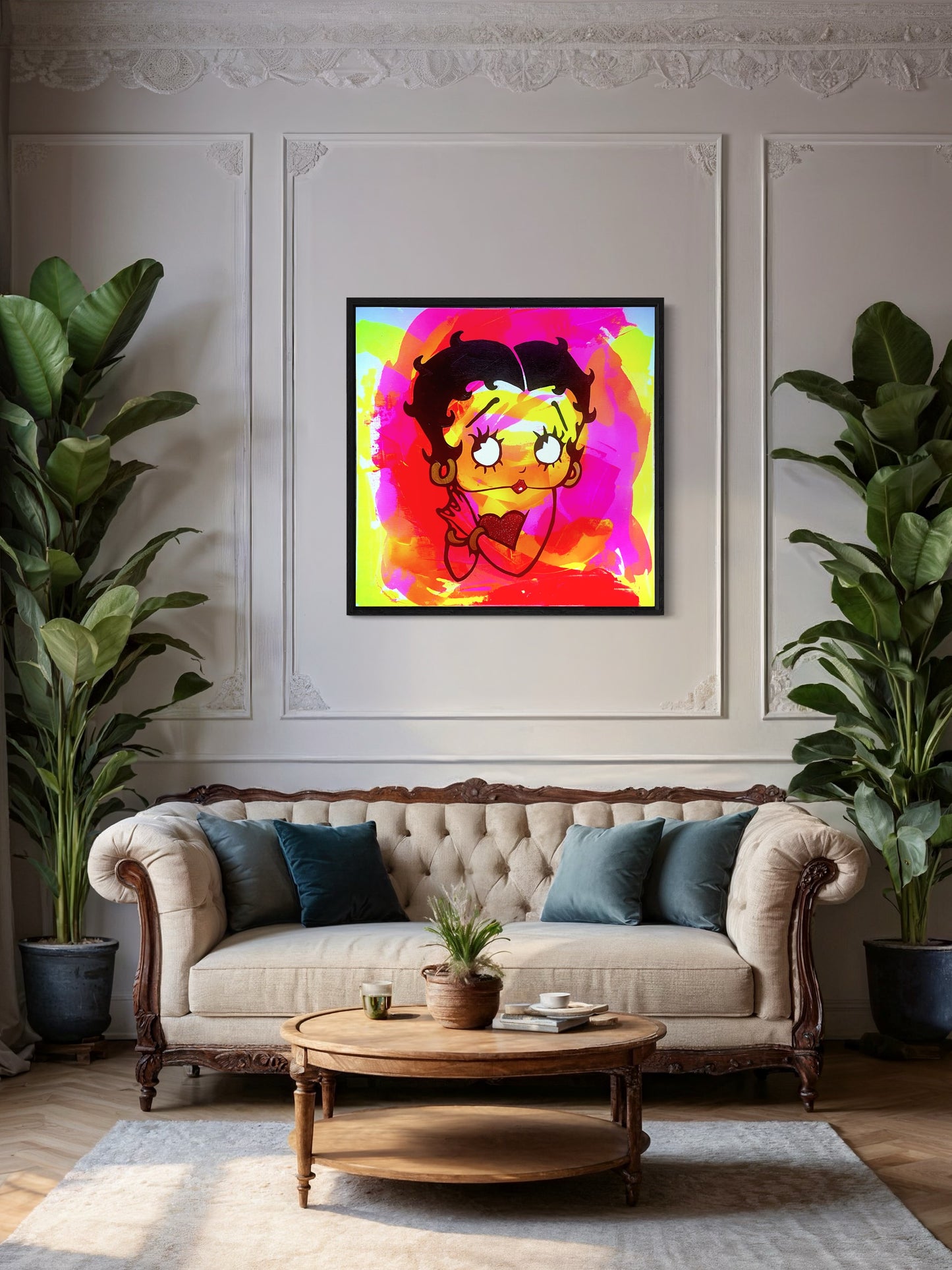 'Betty Boop Whoop' 50 x 50 cm